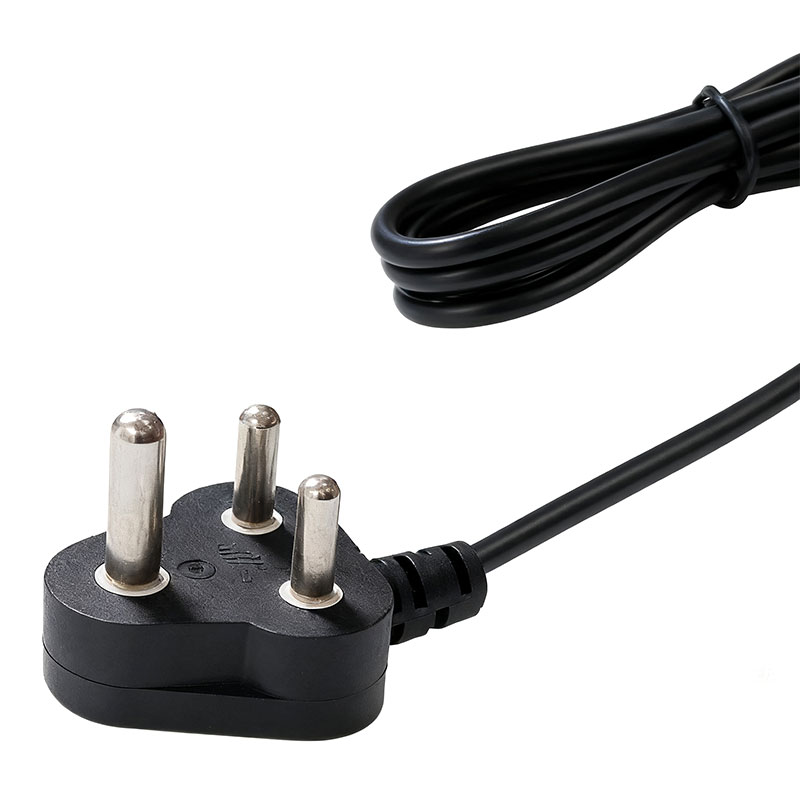Cabluri electrice de alimentare cu fișă cu 3 pini standard din Africa de Sud 16A 250V