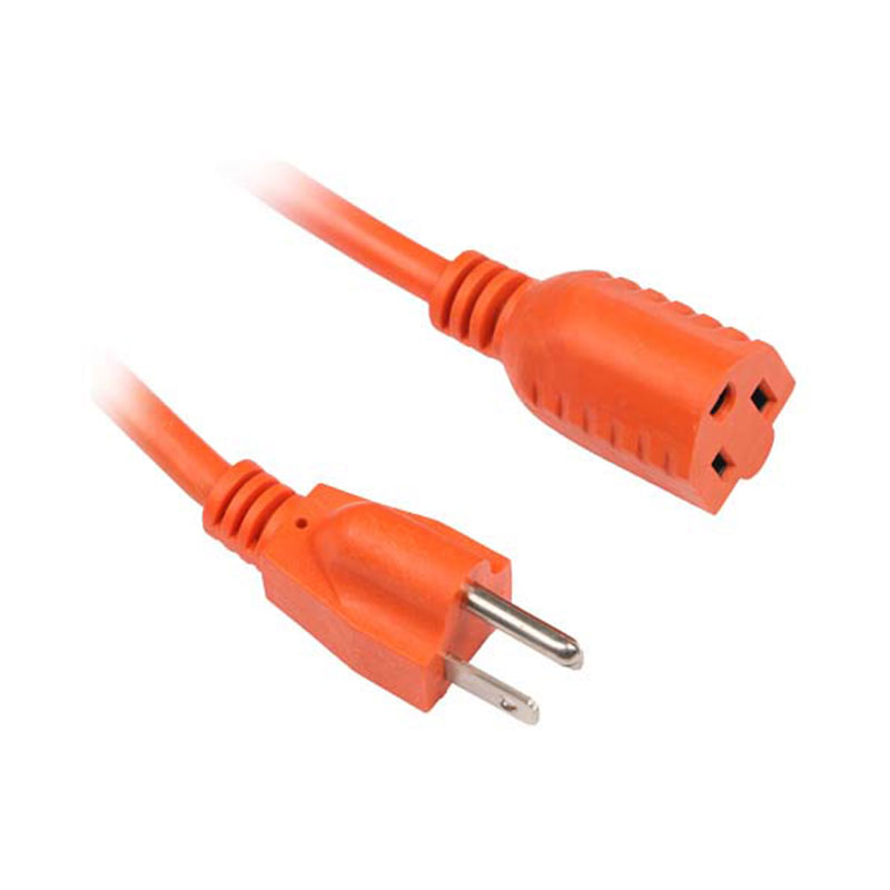 Prelungitor portocaliu durabil pentru exterior cu protecție împământată FP-672