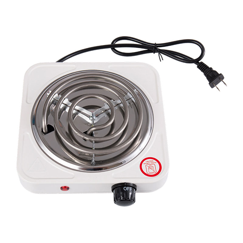 Plită electrică spirală din oțel inoxidabil cu arzătoare simple sau duble